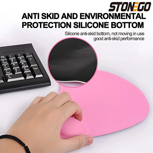 STONEGO Keyboard Mouse Laptop Wristband Mouse Pad With Wrist Protect Notebook Environmental Protection EVA Wristband Mouse Pad Red Magic