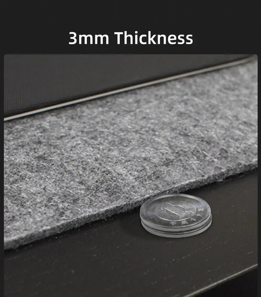 Large Size Wool Felt Mouse Pad Office Computer Desk Protector Mat Table Laptop Cushion Non-slip Gaming Accessories Keyboard Mat Red Magic