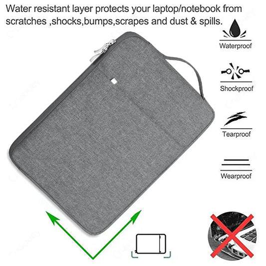 Laptop Sleeve Handbag Case for HP 13.3" 13.5" 14" 15.6" 16" Waterproof zipper Portable Notebook Cover for HP 11.6" 12.5" Bag Red Magic