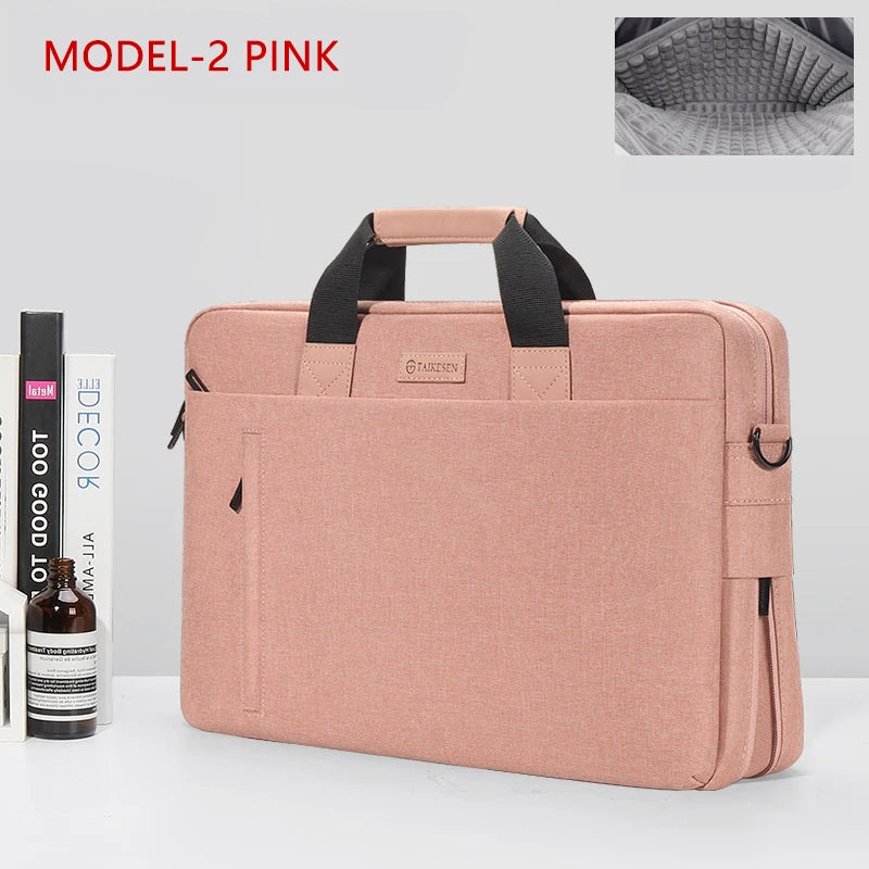 Laptop Bag Case for Macbook Air Pro Retina 13 14 15 Laptop Sleeve 15.6 Notebook Bag For Dell Acer Asus HP Business Women Handbag Red Magic