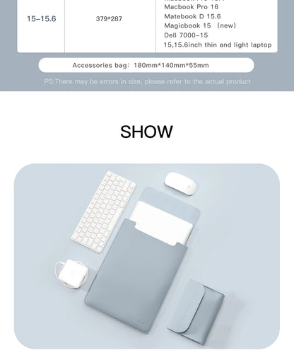 Waterproof Laptop Bag 11 12 13.3 14 15 15.6Inch Case For MacBook Air 13 Pro M1 Notebook Sleeve Huawei Xiaomi Cover Accessories Red Magic