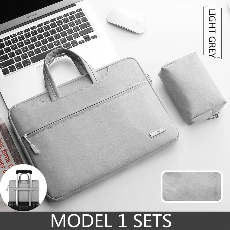 Laptop Bag 13.3 15.6 14 inch Waterproof Notebook Sleeve For Macbook Case M1 M2 Air Pro 13 15 Huawei Shoulder Handbag Briefcase Red Magic