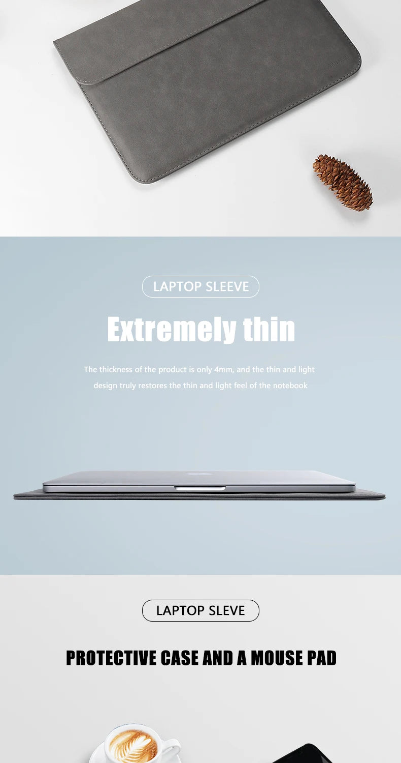 Laptop Sleeve bag Cases For Macbook Pro Air 13.3 M1 M2 13.6 11 14 16 15 XiaoMi 15.6 Notebook Cover HP Matebook Shell Accessories Red Magic