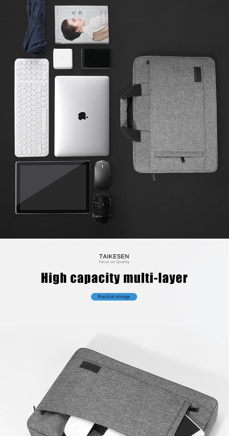 Laptop bag Sleeve Case Shoulder handBag For M1 M2 14 15 15.6 17 inch Macbook Air Pro 13.3 Huawei Asus Dell Notebook Briefcases Red Magic