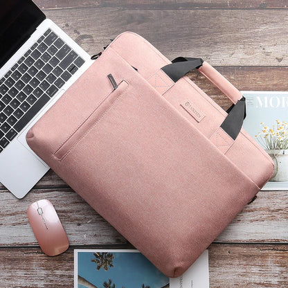Laptop Bag Case for Macbook Air Pro Retina 13 14 15 Laptop Sleeve 15.6 Notebook Bag For Dell Acer Asus HP Business Women Handbag Red Magic