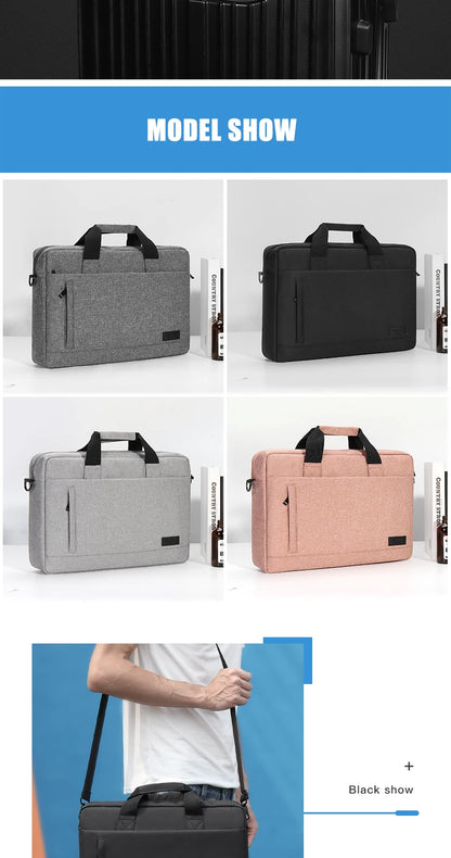 Laptop bag Sleeve Case Shoulder handBag For M1 M2 14 15 15.6 17 inch Macbook Air Pro 13.3 Huawei Asus Dell Notebook Briefcases Red Magic