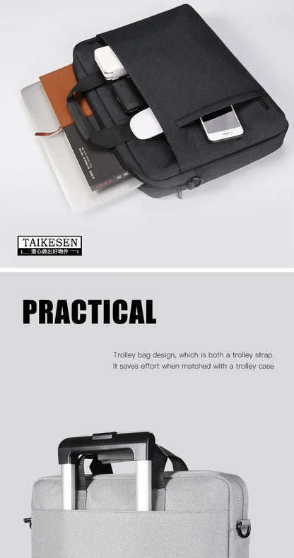 Laptop Bag Case for Macbook Air Pro Retina 13 14 15 Laptop Sleeve 15.6 Notebook Bag For Dell Acer Asus HP Business Women Handbag Red Magic