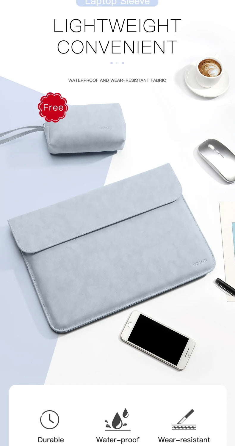 Sleeve Laptop Case For Macbook 11 Air 13 Pro16 Retina13.3 14 15 XiaoMi 15.6 lenovo HP Notebook Cover Huawei Matebook 16.1 Shell Red Magic