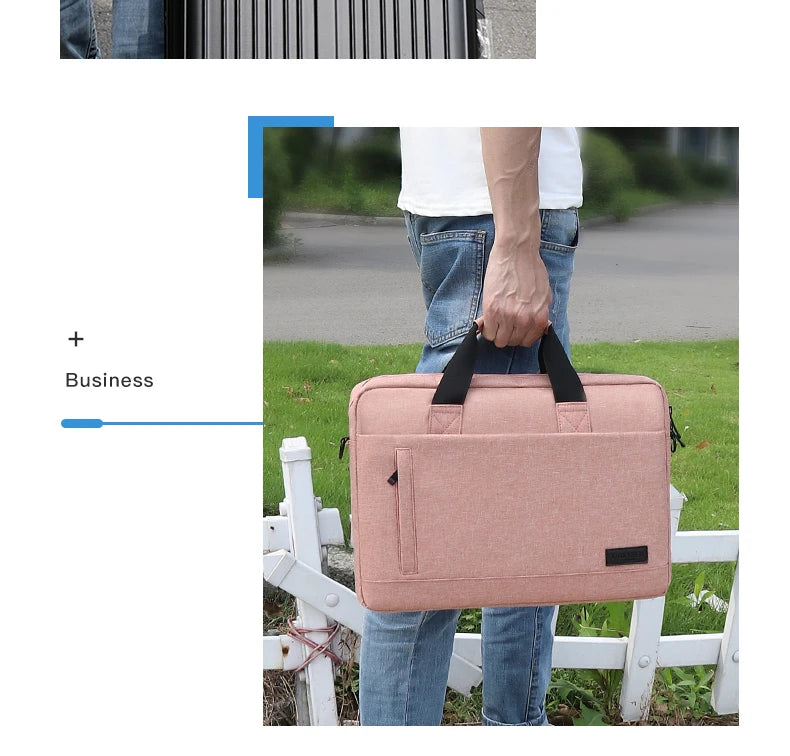 Laptop bag Sleeve Case Shoulder handBag For M1 M2 14 15 15.6 17 inch Macbook Air Pro 13.3 Huawei Asus Dell Notebook Briefcases Red Magic