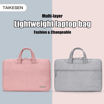 Laptop Bag 13.3 15.6 14 inch Waterproof Notebook Sleeve For Macbook Case M1 M2 Air Pro 13 15 Huawei Shoulder Handbag Briefcase Red Magic