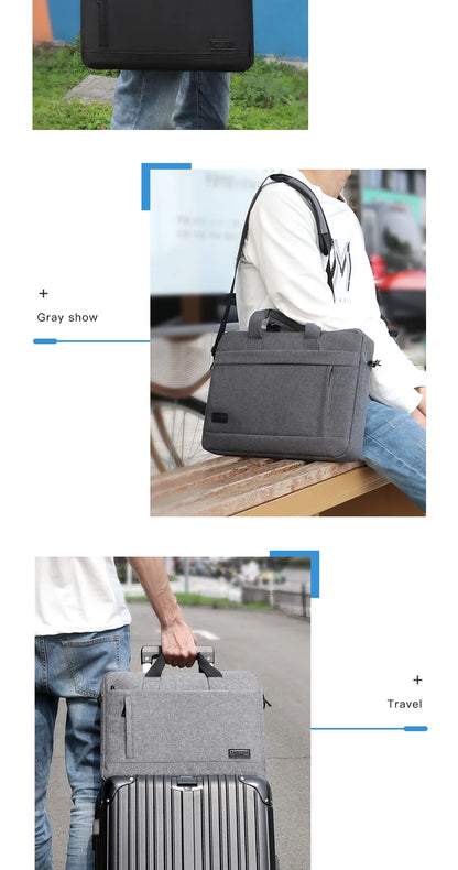 Laptop bag Sleeve Case Shoulder handBag For M1 M2 14 15 15.6 17 inch Macbook Air Pro 13.3 Huawei Asus Dell Notebook Briefcases Red Magic