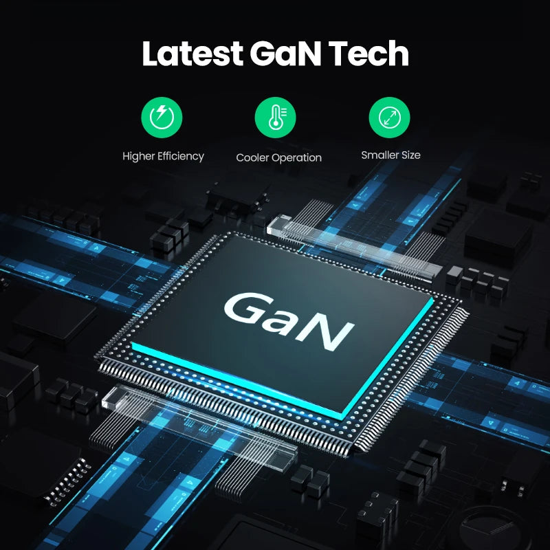 UGREEN UK Plug GaN 100W 65W Fast Charger QC 4.0 3.0  for Macbook Air Tablet iPhone 17 16 15 Pro Max Xiaomi USB Type C PD Charger Setup Lord