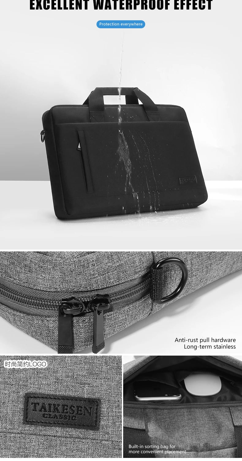 Laptop bag Sleeve Case Shoulder handBag For M1 M2 14 15 15.6 17 inch Macbook Air Pro 13.3 Huawei Asus Dell Notebook Briefcases Red Magic