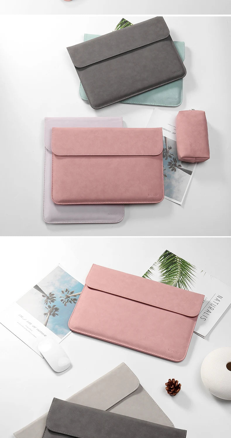 Laptop Sleeve bag Cases For Macbook Pro Air 13.3 M1 M2 13.6 11 14 16 15 XiaoMi 15.6 Notebook Cover HP Matebook Shell Accessories Red Magic