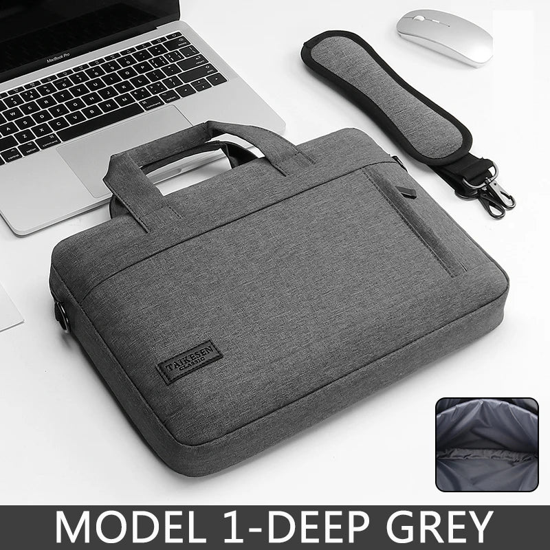 Laptop bag Sleeve Case Shoulder handBag For M1 M2 14 15 15.6 17 inch Macbook Air Pro 13.3 Huawei Asus Dell Notebook Briefcases Red Magic