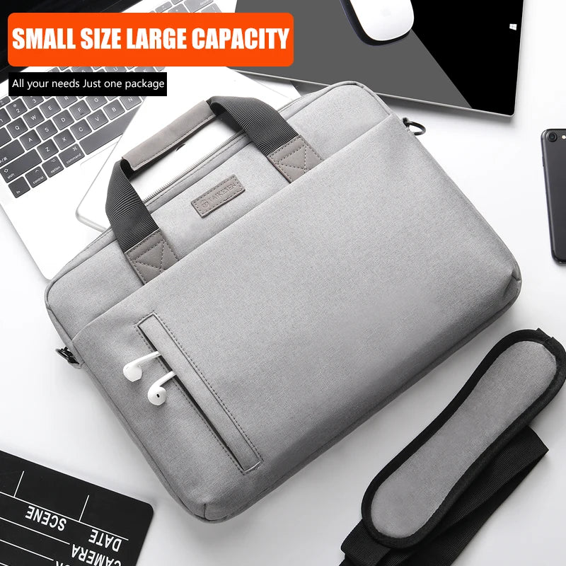 Laptop Bag Case for Macbook Air Pro Retina 13 14 15 Laptop Sleeve 15.6 Notebook Bag For Dell Acer Asus HP Business Women Handbag Red Magic