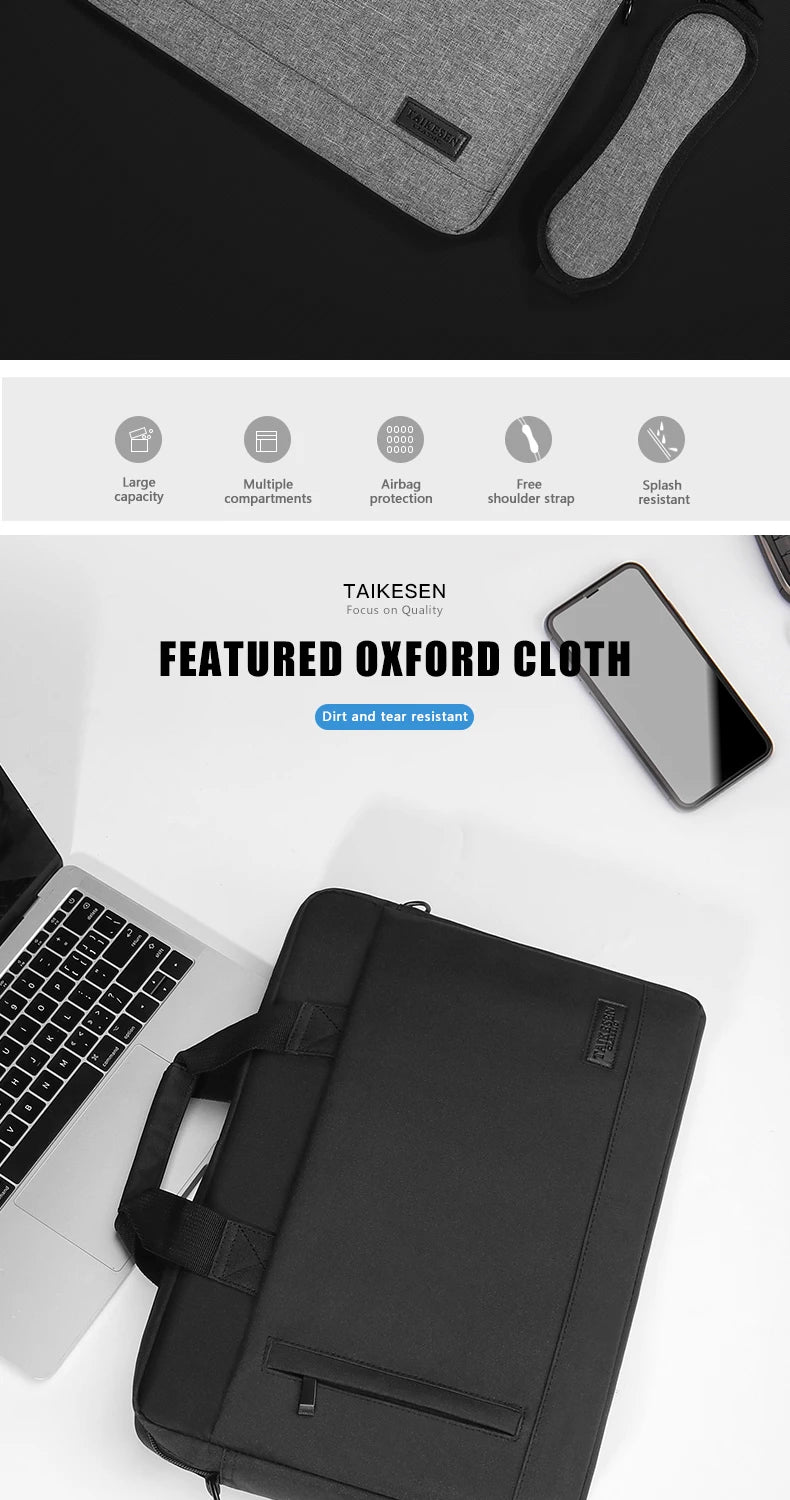 Laptop bag Sleeve Case Shoulder handBag For M1 M2 14 15 15.6 17 inch Macbook Air Pro 13.3 Huawei Asus Dell Notebook Briefcases Red Magic