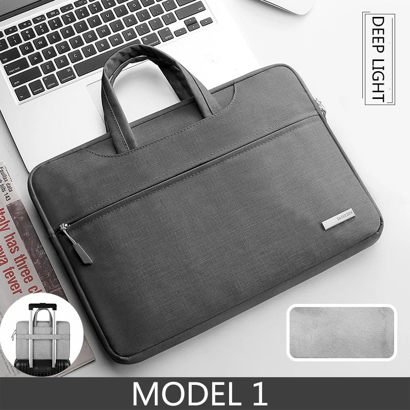 Laptop Bag 13.3 15.6 14 inch Waterproof Notebook Sleeve For Macbook Case M1 M2 Air Pro 13 15 Huawei Shoulder Handbag Briefcase Red Magic