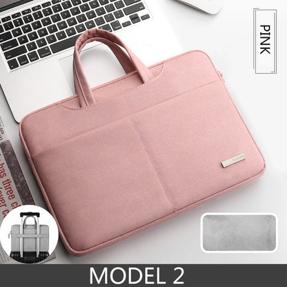 Laptop Bag 13.3 15.6 14 inch Waterproof Notebook Sleeve For Macbook Case M1 M2 Air Pro 13 15 Huawei Shoulder Handbag Briefcase Red Magic