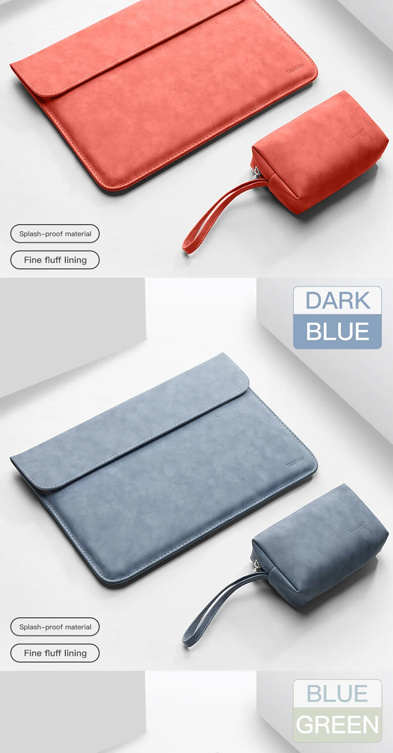 Sleeve Laptop Case For Macbook 11 Air 13 Pro16 Retina13.3 14 15 XiaoMi 15.6 lenovo HP Notebook Cover Huawei Matebook 16.1 Shell Red Magic