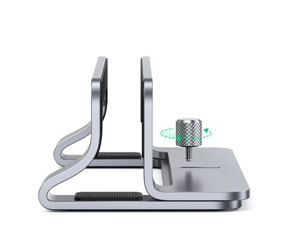 UGREEN Vertical Laptop Stand Holder For MacBook Air Pro Aluminum Foldable Notebook Stand Laptop Support MacBook Pro Tablet Stand Red Magic