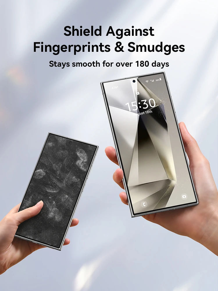 Joyroom for Samsung S25 Ultra HD Glass Screen Protector for Galaxy S24 Ultra S24 S25 S24+ S25+ Full Cover 9H HD Tempered Glass Red Magic