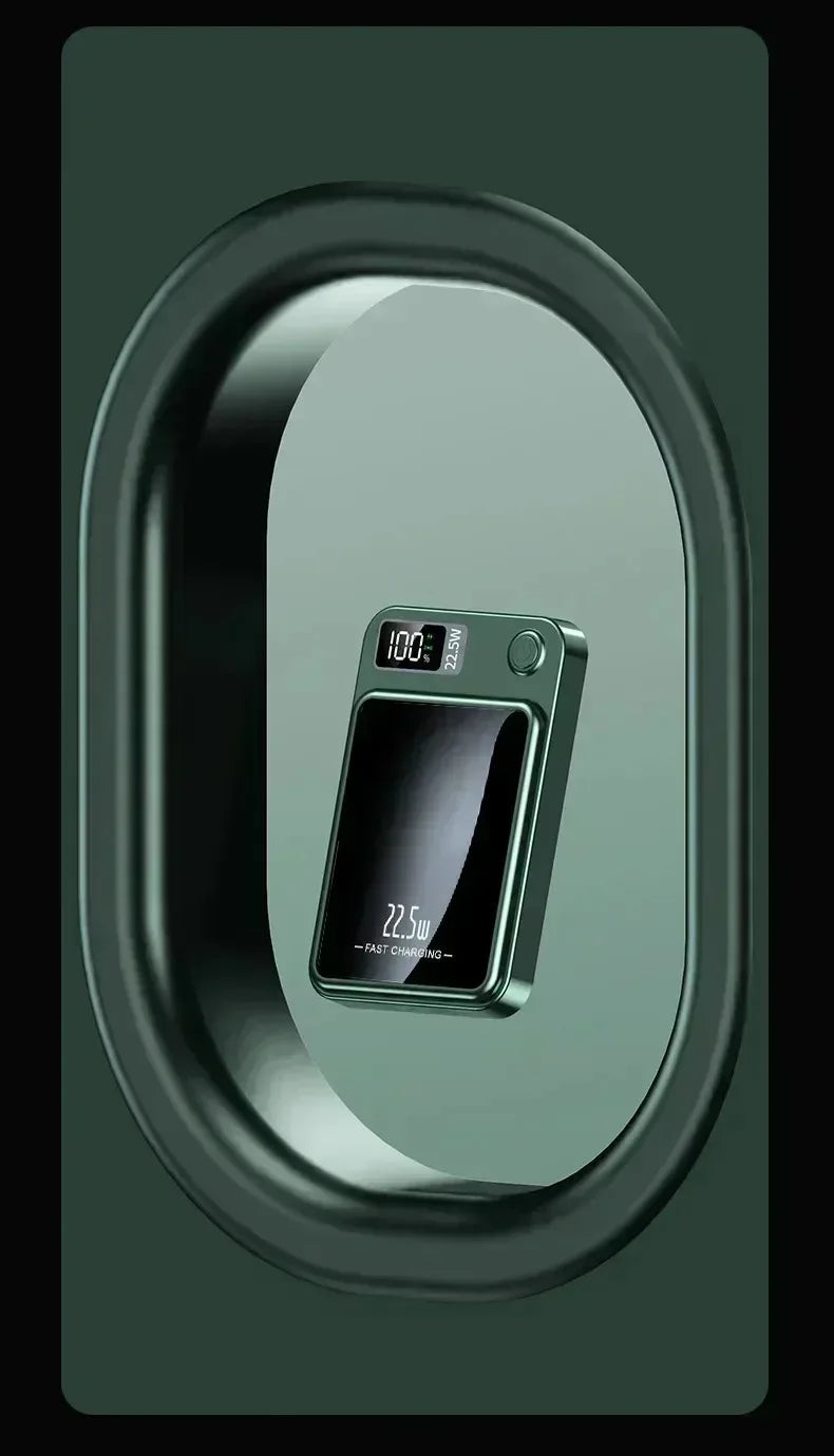 200000mAh ultra-large capacity  Fast Charging Xiaomi Magnetic Wireless Power Bank 22.5w Portable Type C Mini Power Bank For Ipho Red Magic