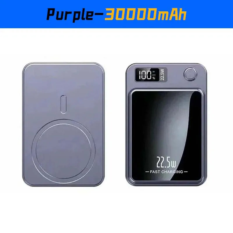 200000mAh ultra-large capacity  Fast Charging Xiaomi Magnetic Wireless Power Bank 22.5w Portable Type C Mini Power Bank For Ipho Red Magic