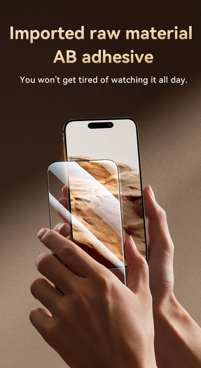 Joyroom 1/2Pcs Anti-spy Glass For iPhone 17 16 15 14 Pro Max Glass For iPhone 17 16 15 14 13 12 Pro Max Privacy Screen Protector Red Magic