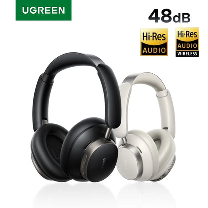 UGREEN Studio Pro 48dB ANC Wireless Headphones Over Ear Bluetooth Earphones Active Noise Cancellation Hi-Res LDAC 120h Playtime Setup Lord