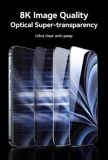 Joyroom 1/2PCS For iPhone 17 Pro Max Anti-Spy Glass Privacy Screen Protector Glass For iPhone 17 Pro 17 Air Tempered Glass Film Red Magic