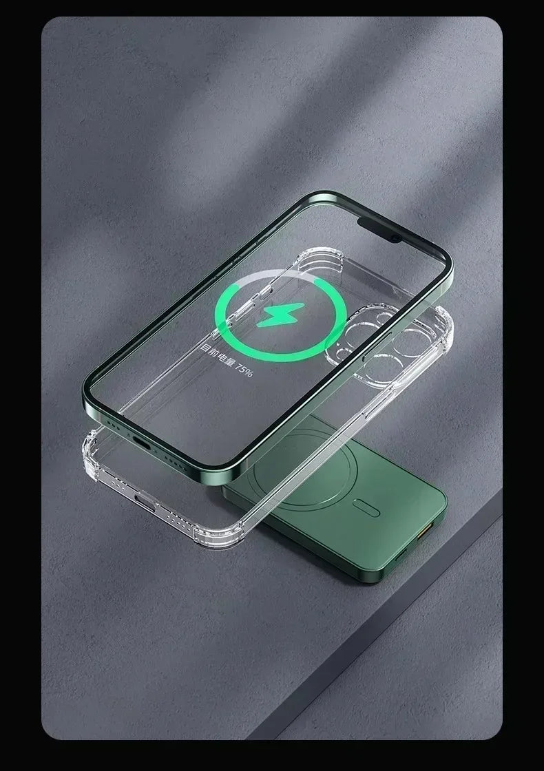 200000mAh ultra-large capacity  Fast Charging Xiaomi Magnetic Wireless Power Bank 22.5w Portable Type C Mini Power Bank For Ipho Red Magic