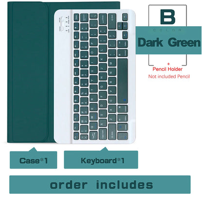 Keyboard Wireless Mouse Magic For iPad Pro 13 11 Case M4 M2 2025 M3 Air 13 11 5 4 10.2 9 8 7 Generation Case Bluetooth Keyboard Red Magic
