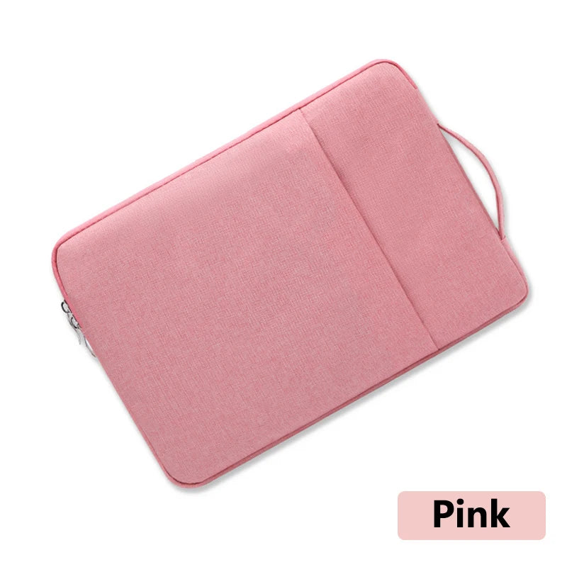 Portable Laptop Sleeve Bag Soft Cover 11 12 13 14 15 15.6 16 Inch for Macbook Huawei Xiaomi HP Dell Lenovo Laptop Sleeve Handbag Red Magic