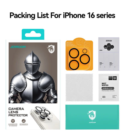 Joyroom HD Lens Protective Glass For iPhone 17 Pro Max Back Camera Protector Tempered Glass For iPhone 16 15 14 Pro Max Len Film Red Magic