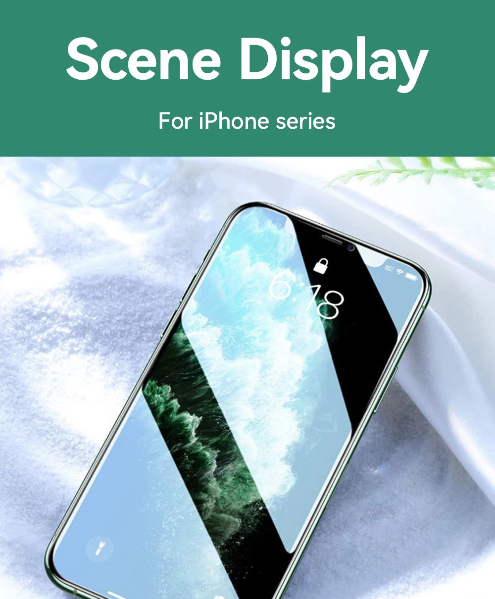 Joyroom 1/2/3pcs HD Glass Screen Protector for iPhone 16 15 14 13 12 11 Pro Max Full Screen Tempered Glass Protection for iPhone Red Magic