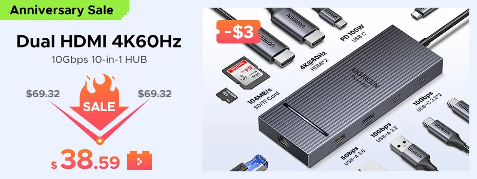 UGREEN RJ45 Crimper Tools RJ45 Crimping Pliers for CAT6/7 Ethernet Lan Cable Network Cutter Stripper Plier Multifuntion Tool Red Magic