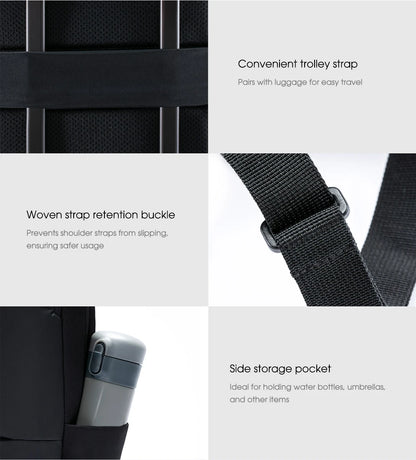 Xiaomi Classic Business Backpack 2 Fashion Laptop Bag for Men and Women Travel Large Capacity Backpack Red Magic