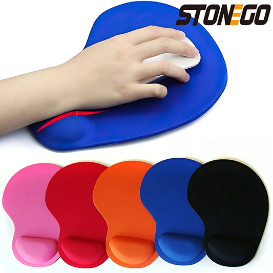 STONEGO Keyboard Mouse Laptop Wristband Mouse Pad With Wrist Protect Notebook Environmental Protection EVA Wristband Mouse Pad Red Magic