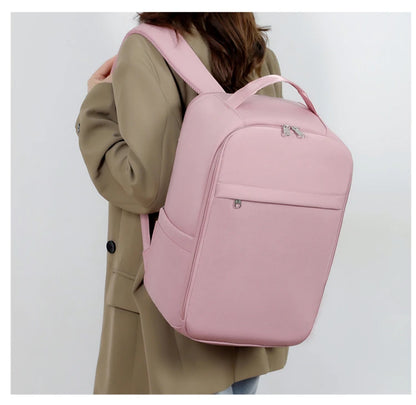 New Casual Backpack, Short-Distance Travel Backpack, Fashionable and Versatile Multi-Compartment Laptop Bag Red Magic