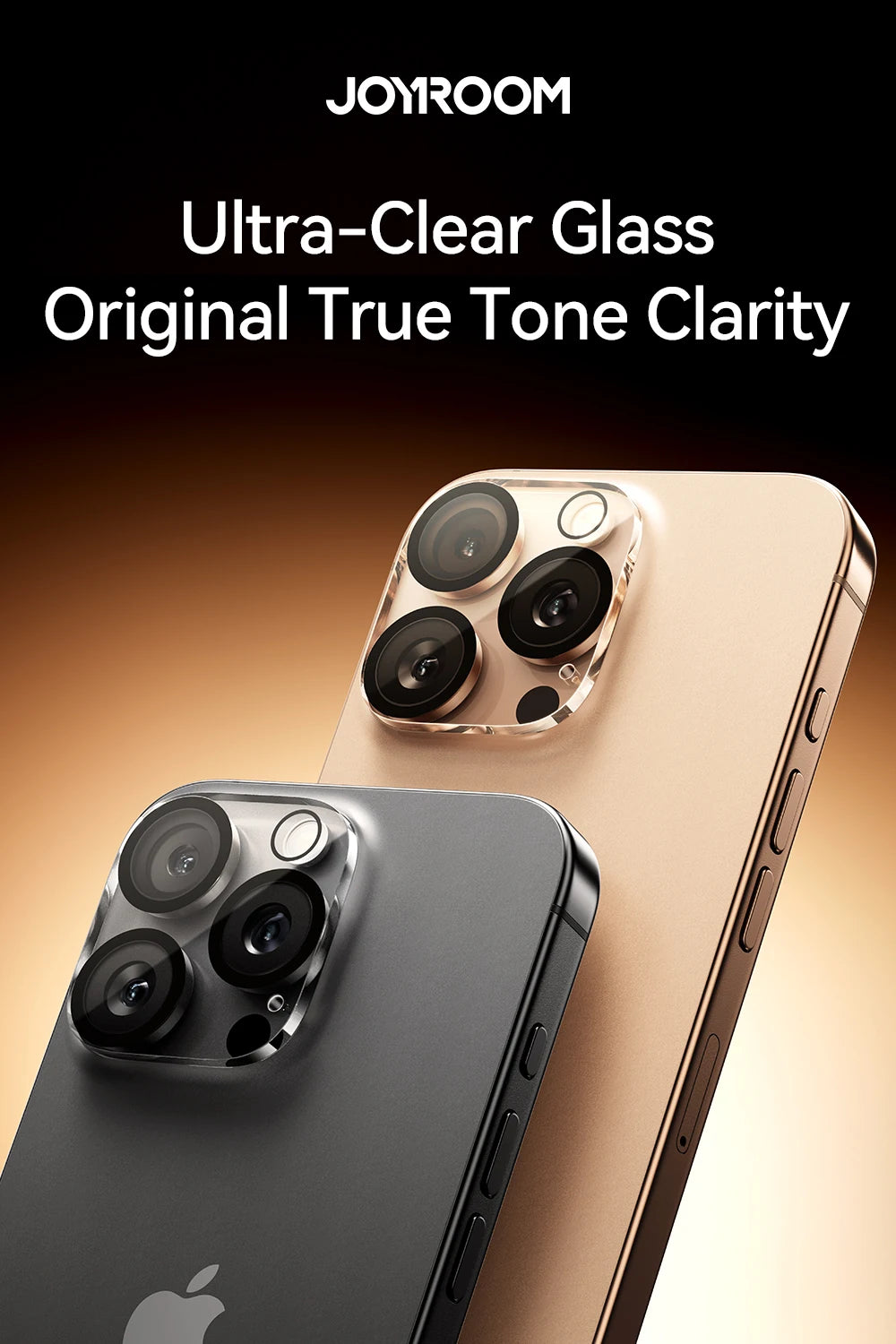 Joyroom HD Lens Protective Glass For iPhone 17 Pro Max Back Camera Protector Tempered Glass For iPhone 16 15 14 Pro Max Len Film Red Magic