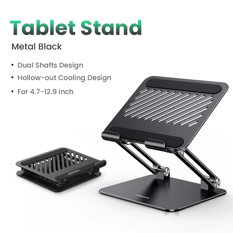 UGREEN Tablet Phone Stand Aluminum iPad Stand For iPad Pro iPhone Xiaomi Tablet Support Laptop Stand Phone Holder Tablet Stand Setup Lord