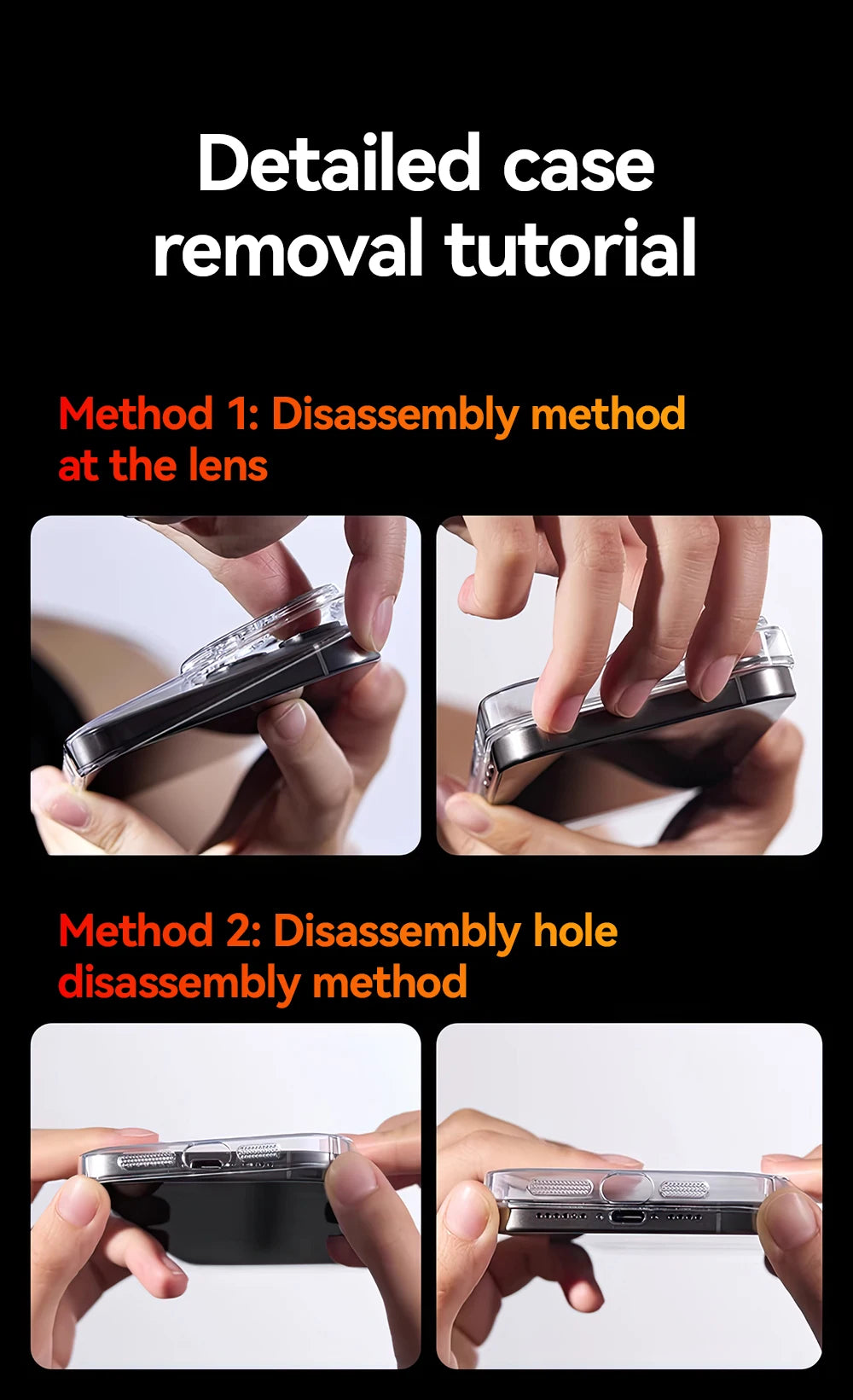 Joyroom For iPhone 17 16 15 Pro Max Case Lens Protection Anti-Yellow Case For iPhone 17 16 Pro Max Transparent Shockproof Cover Red Magic