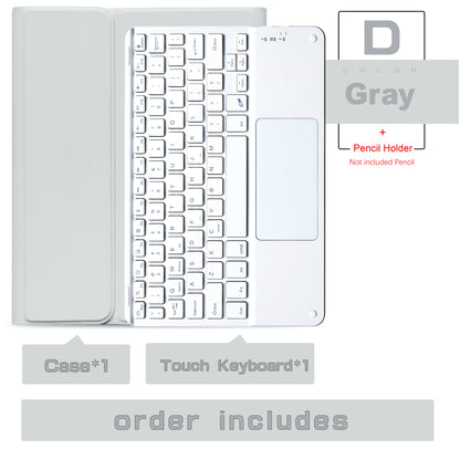 Keyboard Wireless Mouse Magic For iPad Pro 13 11 Case M4 M2 2025 M3 Air 13 11 5 4 10.2 9 8 7 Generation Case Bluetooth Keyboard Red Magic