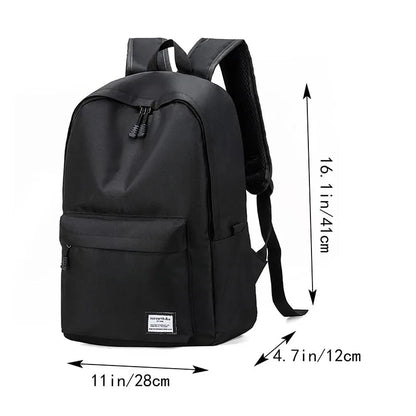 15 Inches Versatile Backpack Trendy Washable Oxford Cloth Computer Bag Black Gray Blue Red School Student Backpack Unisex Red Magic