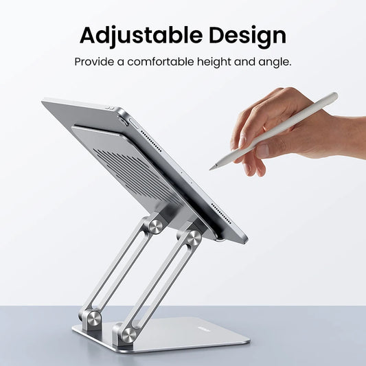 UGREEN Tablet Phone Stand Aluminum iPad Stand For iPad Pro iPhone Xiaomi Tablet Support Laptop Stand Phone Holder Tablet Stand Setup Lord