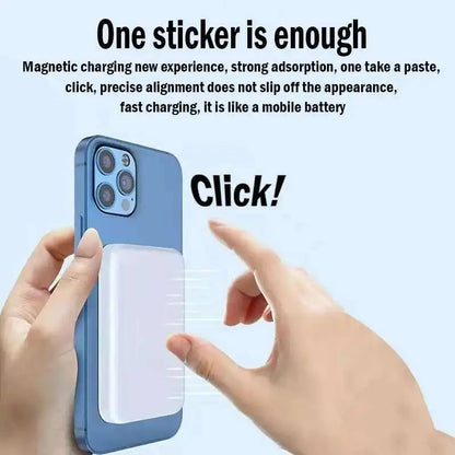 For Magsafe Power Bank 10000mAh Portable Auxiliary Spare External Magnetic Battery Pack Wireless Charger For Iphone 13 14 15 16 Red Magic