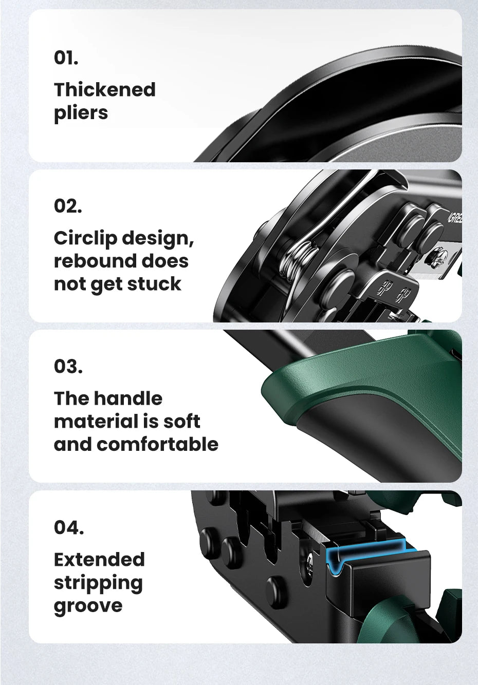 UGREEN RJ45 Crimper Tools RJ45 Crimping Pliers for CAT6/7 Ethernet Lan Cable Network Cutter Stripper Plier Multifuntion Tool Red Magic