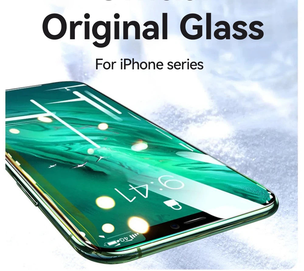 Joyroom 1/2/3pcs HD Glass Screen Protector for iPhone 16 15 14 13 12 11 Pro Max Full Screen Tempered Glass Protection for iPhone Red Magic