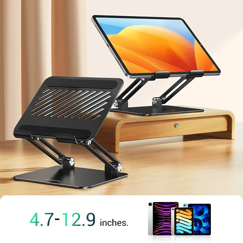 【New-in Sale】UGREEN Tablet Phone Stand Aluminum iPad Stand For iPad Pro iPhone Xiaomi Tablet Support Laptop Stand Tablet Holder Setup Lord